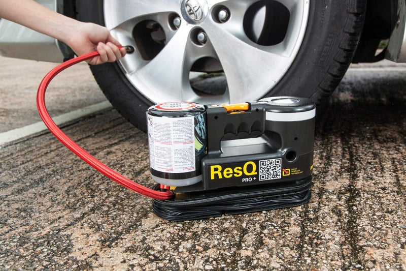 AIRMAN ResQ Pro+ Tire Repair Kit â€“ 12V Compressor with LED Light & Eco Sealant â€“ Portable Emergency Flat Tire Inflator for Cars, SUVs & Minivans â€“ Includes Bag & Adaptors - Image 5